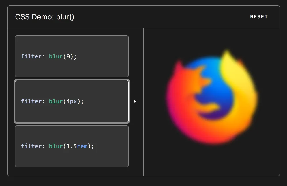 blur() MDN Document