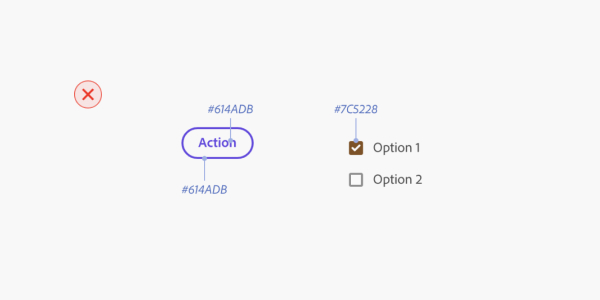 Incorrect Example of Custom Colors