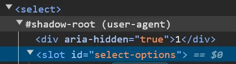 Select Shadow DOM