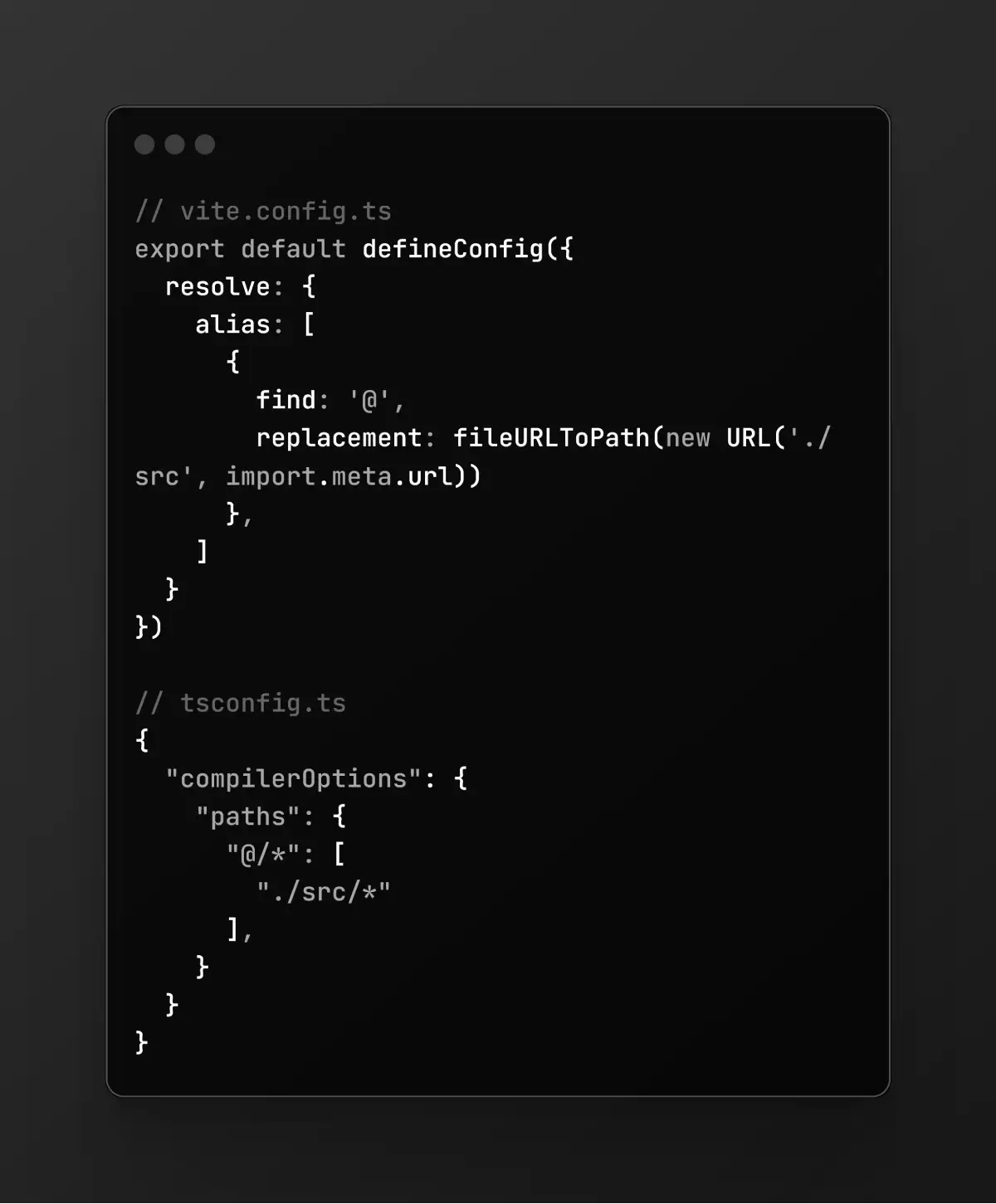 Vite and TS Absolute Import Configuration