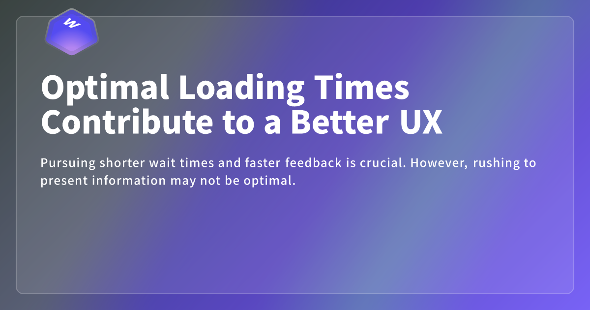 Optimal Loading Examples Optimal Loading Times Contribute to a Better UX - Webdong